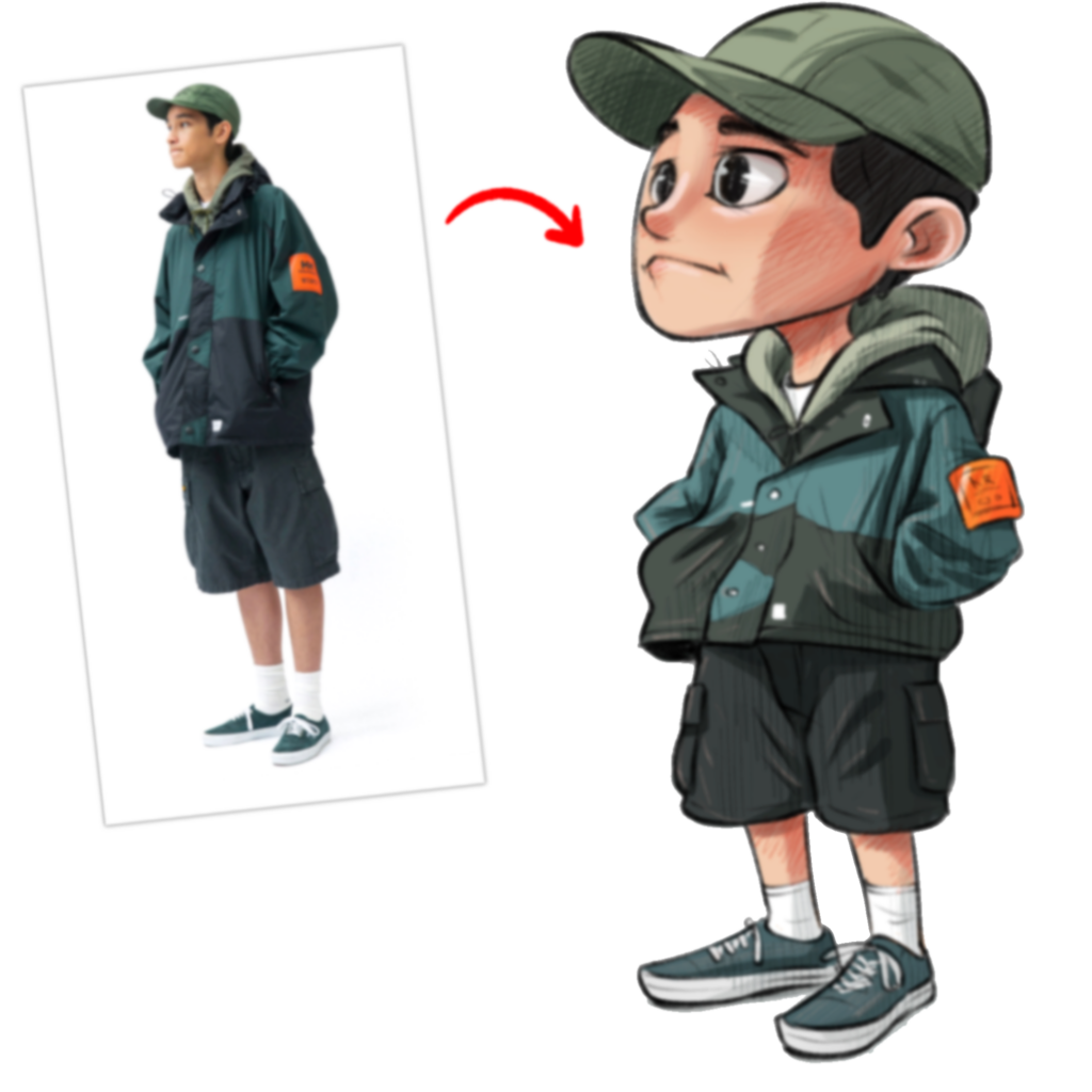 Cartooning people from life Hat Boy - Keshart